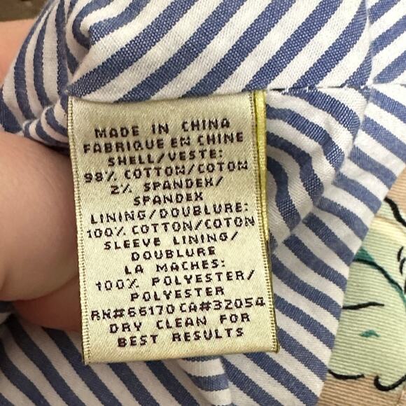 ANTHROPOLOGIE x ELEVENSES Pansy Corset Trench Coat Tan Khaki RARE Sz 12 - Picture 6 of 6